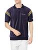 Champion Short Sleeve Polo Odor UV Script Size M Men's Shirt, Antibacterial, Resistant, Protection, Logo, Golf, Navy, (C3-TG303)