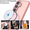 Protective Case - BOOLING - for Samsung Galaxy A26 5G - Pink - 2 Tempered Glasses - Shockproof
