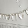 Bowknot Ribbon Garland Flags Princess Girls Room Wall Hanging Banner For Kids Birthday Baby Shower Wedding Party Decoration