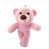 Adorable Plush Bear Keychain Soft Stuffed Animal Backpack Charm Toy For Kids And Adults