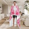 Christmas Festival Wearable Hooded Flannel Blanket Shawl