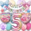 MON Teriar Wonderful Precure New Original Balloon Number Wonderful Precure Birthday Wonderful Precure Birthday Balloon Gift for Nursery Ages 2 Set,