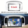 9-дюймовая рамка для автомагнитолы Hyundai Accent 2008 2009 2010 2011, рамка для автомагнитолы 2 Din, комплект для установки на приборную панель
