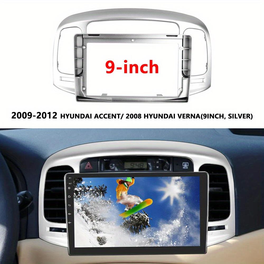 Рамка для автомагнитолы для Hyundai Accent 2008-2012 Видеопанель Плеер Аудио Панель 2 DIN Рамка Комплект для крепления на приборную панель Аксессуар Современный автомобиль
