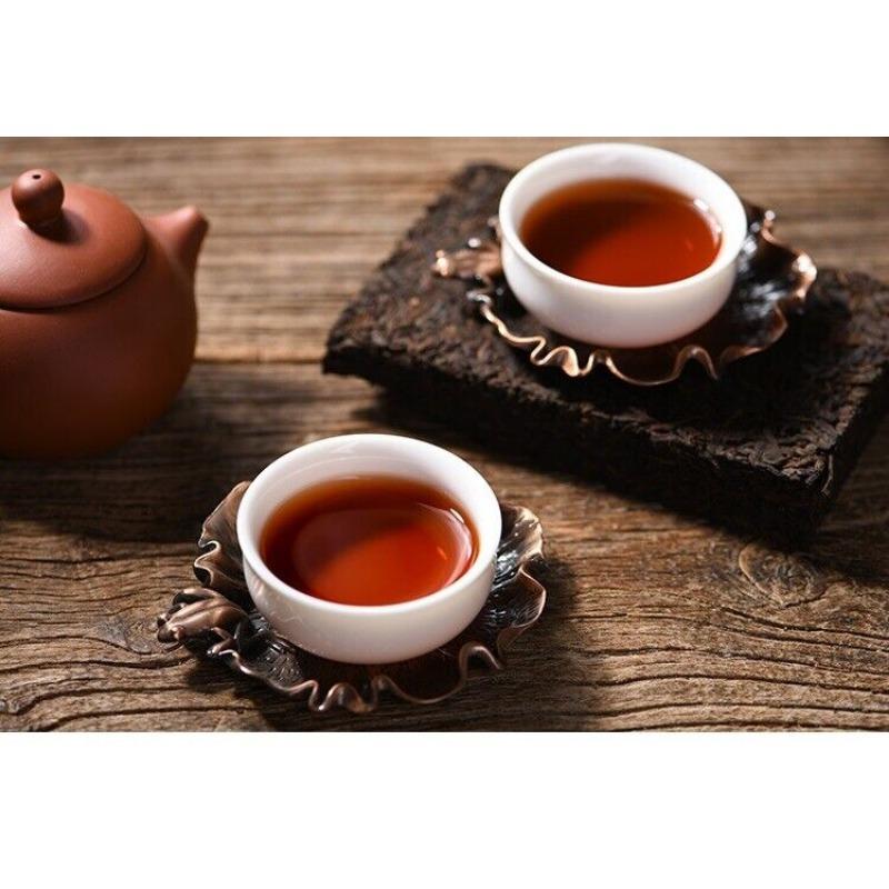 Pu'er Tea Bricks Puerh Tea Cooked Tea Chen Xiang Old Tea Palace Cooked Tea 250g