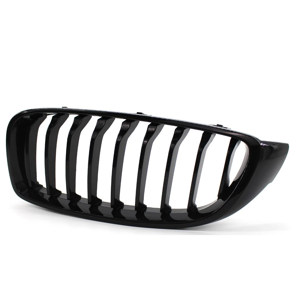Глянцевая черная цветная передняя решетка, замена гриля для почек для BMW 4 серии F32 F33 F36 F80 F82 M4 Sport Style