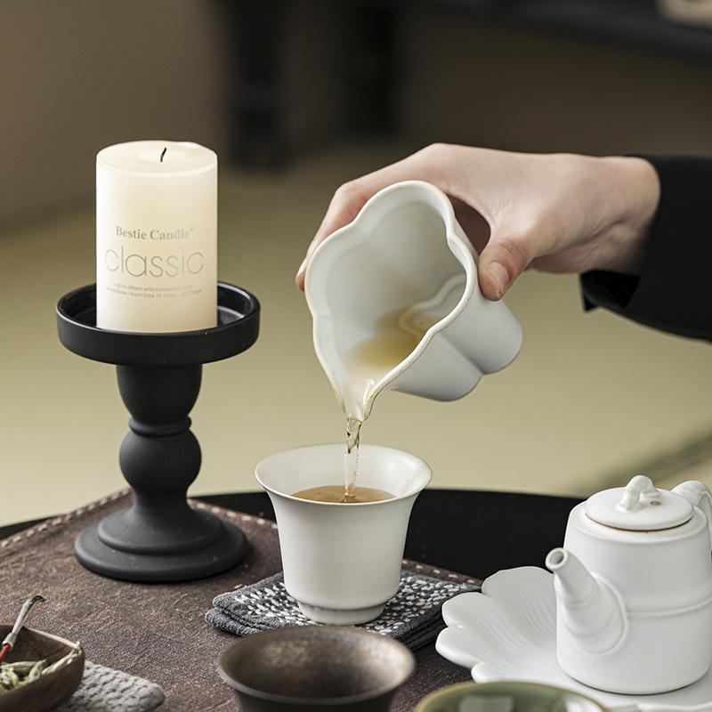 Сине-белый набор чашек для чая гунфу | Чашки из дехуаского фарфора ручной работы - Ароматная/дегустационная чашка | Индивидуальные чашки для дегустации чая