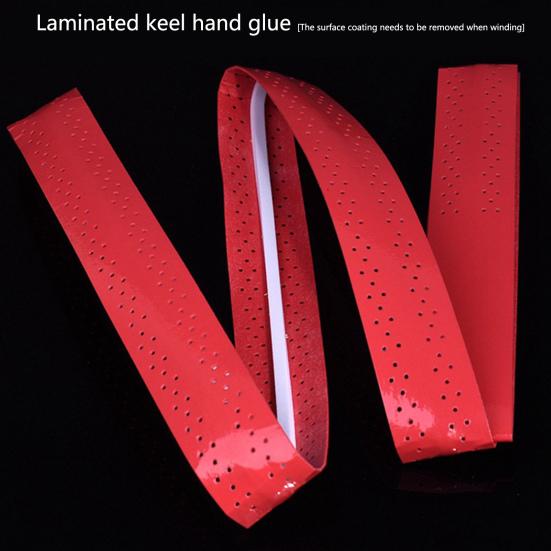 1 рулон 1,1 м рукоятка для удилища эластичная впитывающая пот нескользящая мягкая бадминтонная намотка на рукоятку повязка на голову рыболовные принадлежности