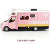 Camper RV игрушки для дома на колесах, литой под давлением металлический автомобиль, ролевые игры, модель с откатом, двери и навес автомобиля, открытый свет, звук, подарки на день рождения для детей ясельного возраста