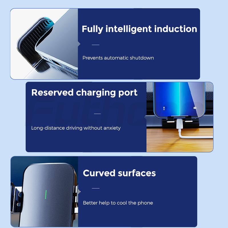 Car Mobile Phone Holder For Tesla Model 3 Model Y 2018-2023 Air Outlet Mount Universal GPS Stand Solar Bracket Car Acessories