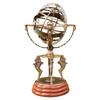 Armillary Globe Sphere With Compass18 Inch Base Zodiac Arrow Astrolabe Décor