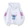 2025 New Children's Hoodie Cute Little Girl Sports Shirt Fashionable Stitch Print Cute Soft and Comfortable Top