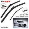 3 шт. щетки стеклоочистителя для Skoda Praktik Roomster 5J7 2006-2013 21 "21" 13 "подходят для переднего лобового стекла, щетки для окон, резак, аксессуары