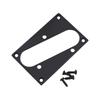 Durability Chrome Plated Pickup Mounting Bracket 4 Stainless Steel Screws Compatible With Guitar Bridge Pickups