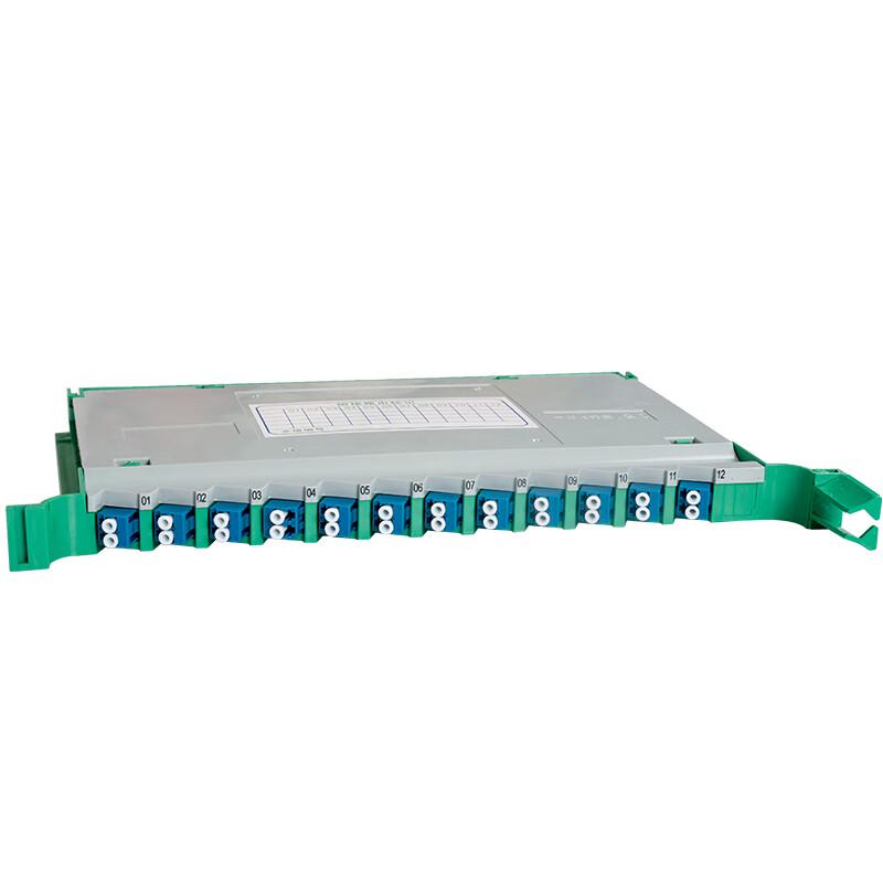 Hainai 24-Core 1U 19-inch Rack Mount ODF Fiber Optic Patch Panel