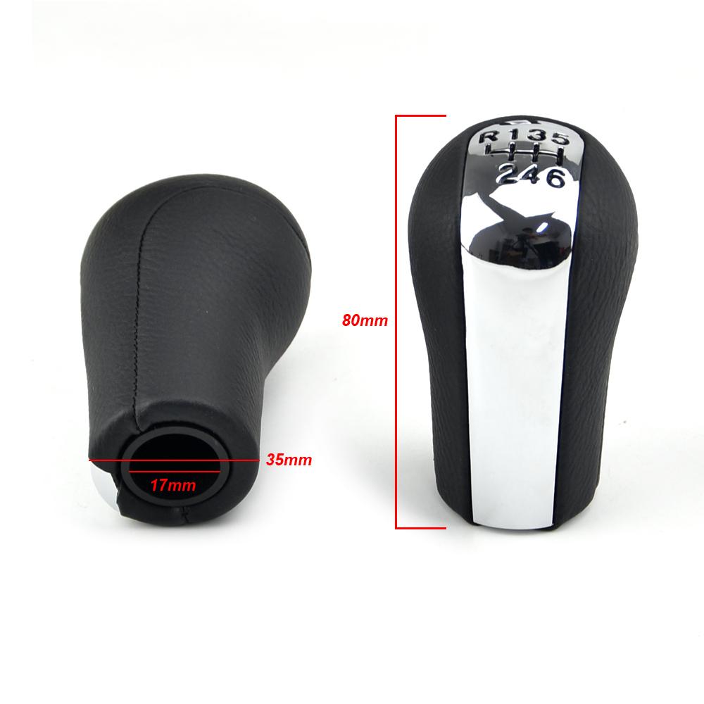 5/6 Speed MT Car Gear Shift Knob PU Leather For Toyota Corolla Verso RAV4 Yaris AYGO Gearshift Shifter Lever