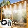 20M 20 Nozzles Water Sprinkler Garden Sprayers Fog Cooling System Nozzles Spray Spray High Pressure Nebulizer Water