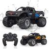 Amphibious Remote Control Pickup Truck 4 Wheels Drive Waterproof Electric 2.4GHz RC Stunt Car Toddlers