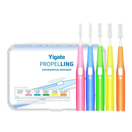 Yousheng Зубная щетка для межзубных промежутков Безопасная Эргономичная Телескопическая Здравоохранение Межзубная щетка