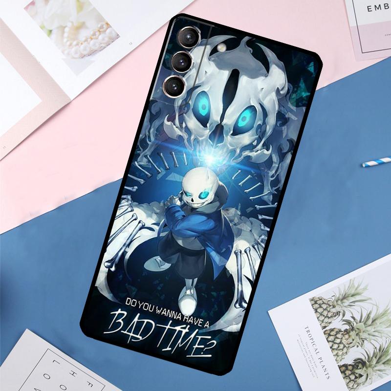 Чехол Undertale Sans для Samsung Galaxy S23 S22 S24 Ultra Note 20 S20 S21 FE S9 S10 Note 10 Plus Задняя крышка