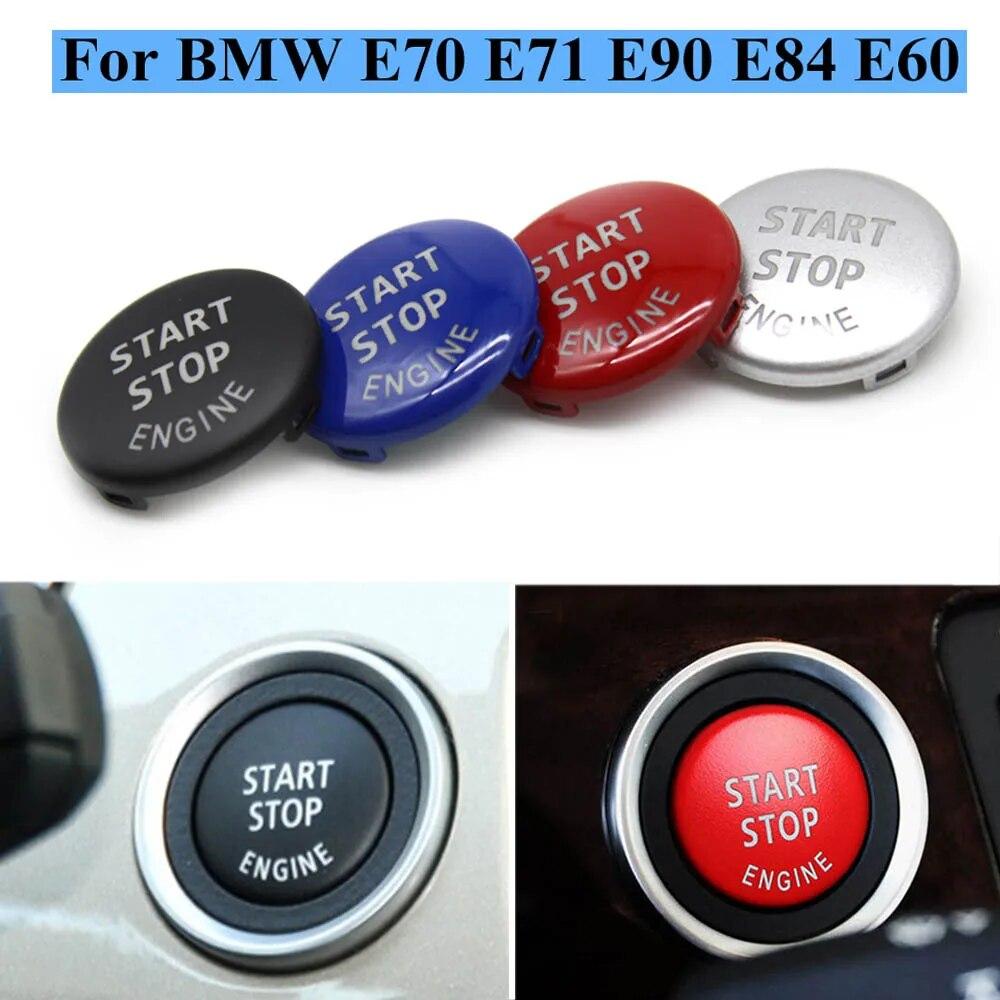 Кнопка запуска двигателя автомобиля, замена крышки переключателя, аксессуар, декор для ключей для BMW 3S X1 X5 X6 Z4 E70 E71 E72 E90 E91 E92 E84 E89