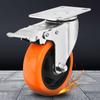 Blackheart Orange Face Furniture Castor 3" / 4" /5'' Wheel Industrial wheels  Table Shelf