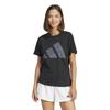 Adidas Short Sleeve Essentials Winners Short Sleeve KVA72 T-Shirt T-Shirt Women's Black/White (JG8696) J/L