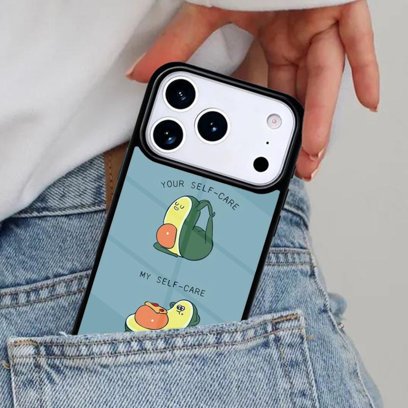 Милый чехол-авокадо для телефона iPhone 16e 15 14 13 12 17 Pro Max Plus Air 17pro Cover Coque