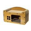 Cardboard Cat House Cave Castle Interactive Kitty Condo Lounge Bed for Small, Medium
