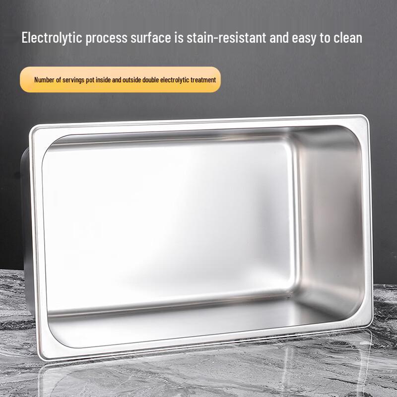 Гастрономическая емкость из нержавеющей стали с крышкой