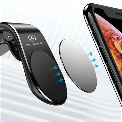FEN1 Держатель для телефона в машину, крепление для GPS, зажим на дефлектор, 360-градусный металлический магнитный держатель для телефона для Mercedes Benz W211 W204 W210 W203 CLA GLA