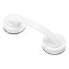 Suction Cup Door Handle, 1 Piece - ABS Shower Door Handle for Bathroom Sliding Glass Doors and Refrigerators, Adhesive Push-Pull Armrest (White