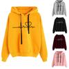 Women's Autumn Winter Hoodie Sweatshirt Pullover Tops Long Sleeved Comfortable