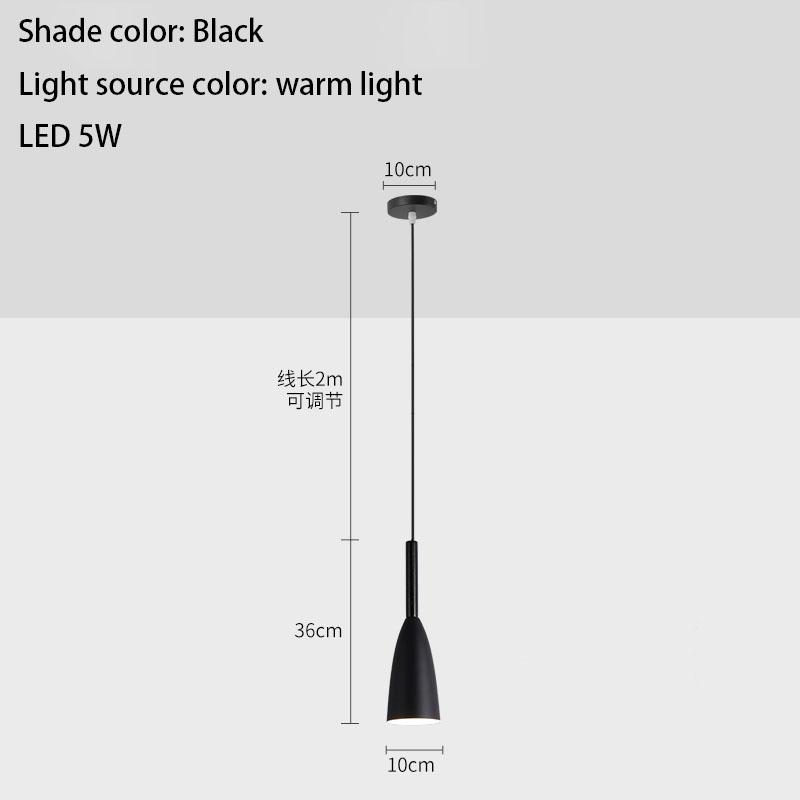 Nordic Modern Creative Chandelier Simple Pendent Multicolor Lamp Single Head Chandelier Спальня Кухня Ресторан Кофе-бар