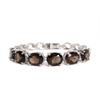 Luxury Design Natural Smoky Quartz Bracelet Elegant and Gorgeous Women's Anniversary & Banquet & Party Gifts