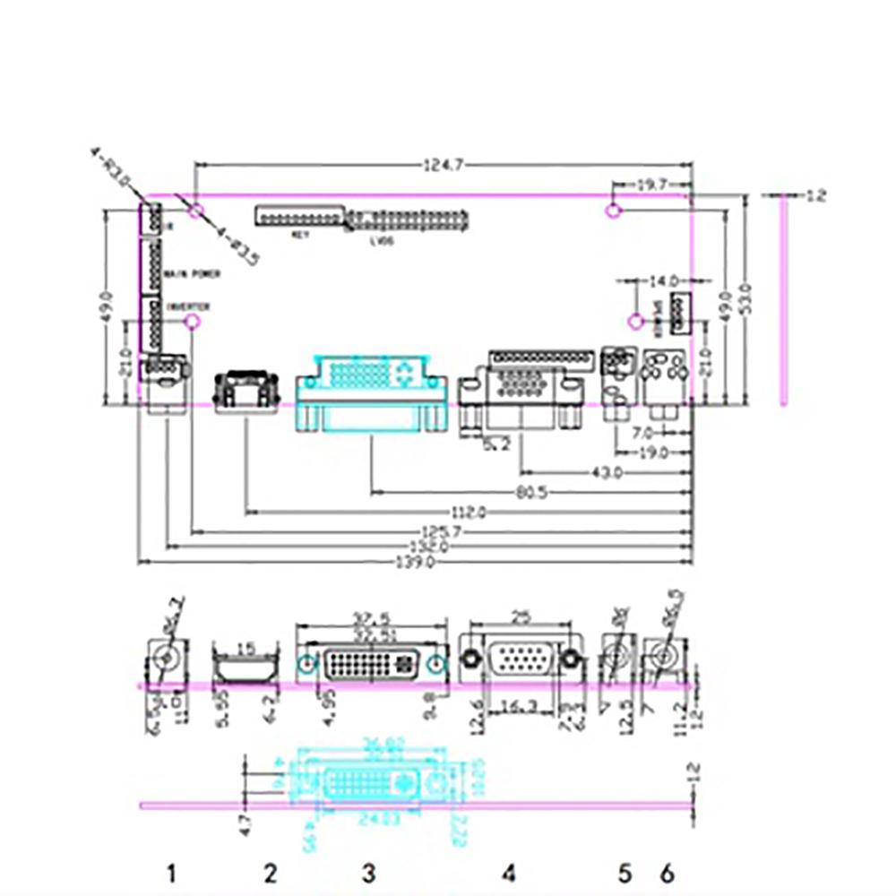 1x Новый комплект платы контроллера ЖК-дисплея M170ETN01.1 для шкафа M170ETN01.1 WYD170SKD-01