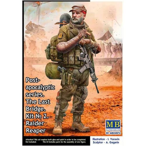 Master Box 1/24 Scale Reaper Plastic Model Kit, Post-Final War Series 2: The Last Bridge, MB24074