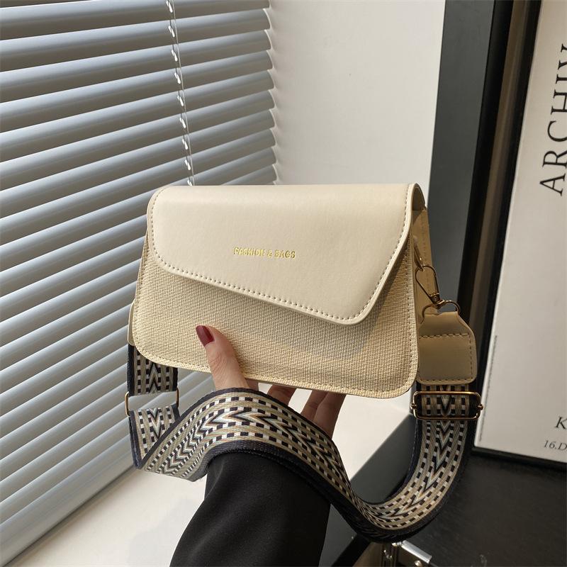 Летний ретро модный тренд широкий плечевой ремень универсальная повседневная маленькая квадратная сумка сумка через плечо сумка-мессенджер женская сумка