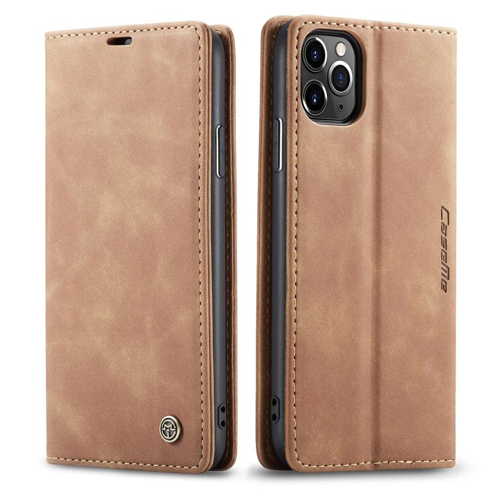 Кожаный чехол для iPhone 12 11 Pro X XR XS Max, CaseMe Ретро Кошелек Люксовый Магнитный Держатель для Карт Обложка-Кошелек для iPhone 8 7 6 Plus 5