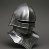 Handmade Medieval Gothic Sallet Helmet Perfect for Renaissance Fair, Cosplay, LARP, Halloween Costume Authentic Steel Armor Replica