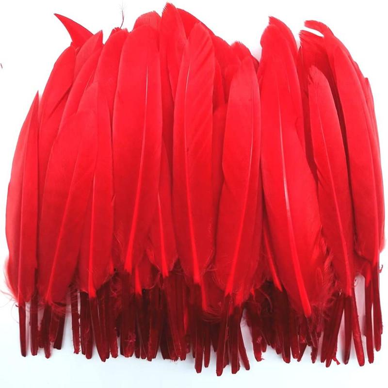 20/100pcs Duck Feathers DIY Feathers for Jewelry Making Plumes Earring Home Wedding Decoration Plumas Crafts Accessories 10-15CM