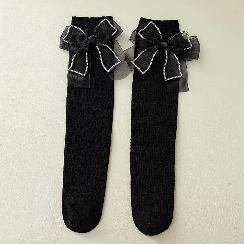 Гольфы для девочек, бесшовные носки для школьной формы, детские футбольные носки, хлопковые длинные носки, носки 3/5