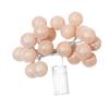 Cotton Balls Lights Battery Operated 10/20 LED Cotton Balls String Light 4.9/9.8ft Warm White For Bedroom,Party,Indoor,Wedding,Festival Decor
