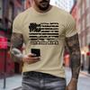 Men's Printed Short Sleeve T-Shirt Men's Loose Casual Short Sleeve Top