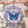Butterfly Wind Chime Outdoor Garden Decor Kinetic Metal Art Colorful Hanging Ornament for Women Mom Grandma Wife Gift