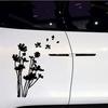 Красивые цветы автомобиля кузова окна светоотражающие наклейки украшения