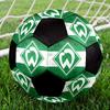 SV Werder Bremen Indoor Soccer Ball Colorful All Ages Size 5 Machine Stitched PVC Competition Ready Durable High-Bounce