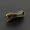 1 Pcs Snake Waist Belt Clip Brass Money Clip Outdoor Small Tool EDC Snake White Copper Belt Buckle Bag Accessories
