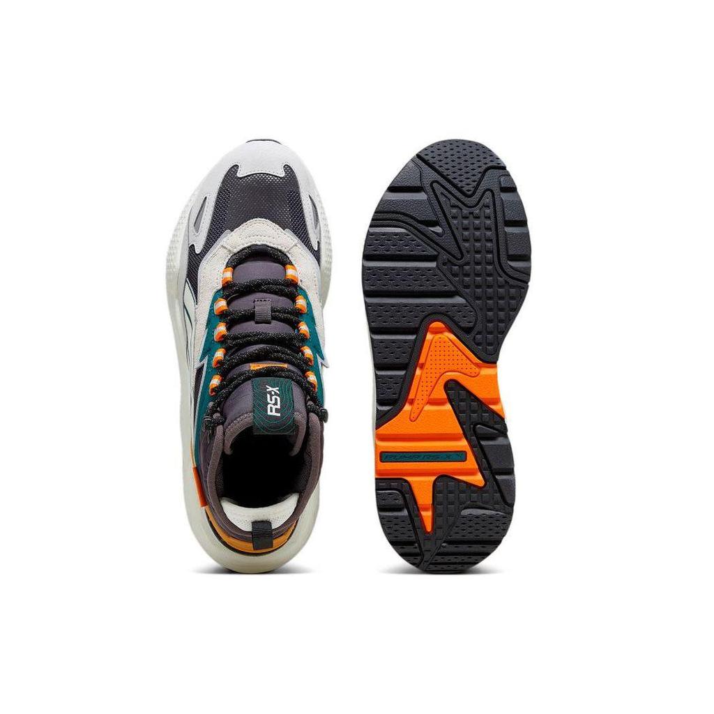 Puma Rs-X Hi Унисекс Темный Уголь Ледниковый Серый Высокие Кроссовки Lifestyle 392718-02