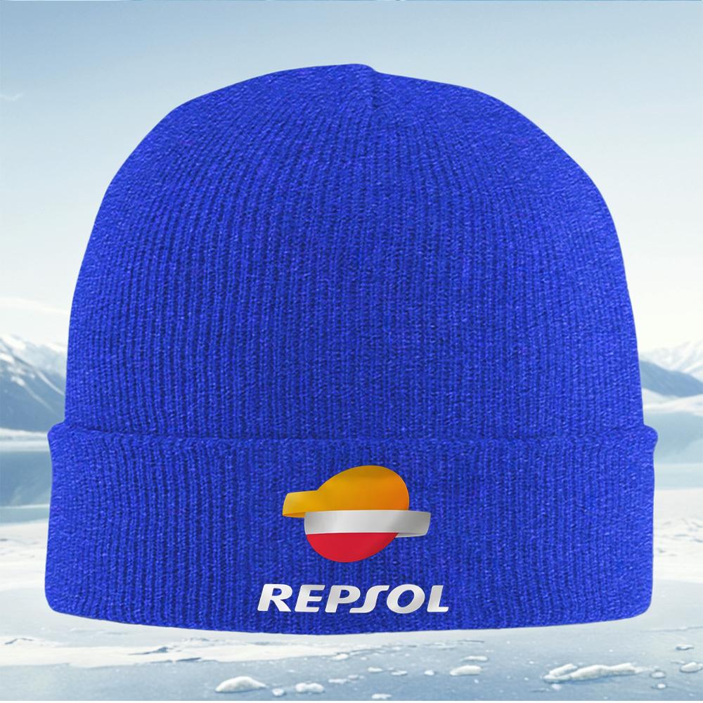 Orbital shapes with bright branding Men Women Unisex Knitted Hat Beanie Pullover Cap Winter Thermal Warm Christmas Outdoor Cycli